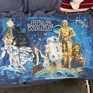 Star Wars twin bed set. Pillowcase fitted sheet flat sheet